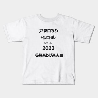Proud Mom Of A 2023 Graduate Kids T-Shirt